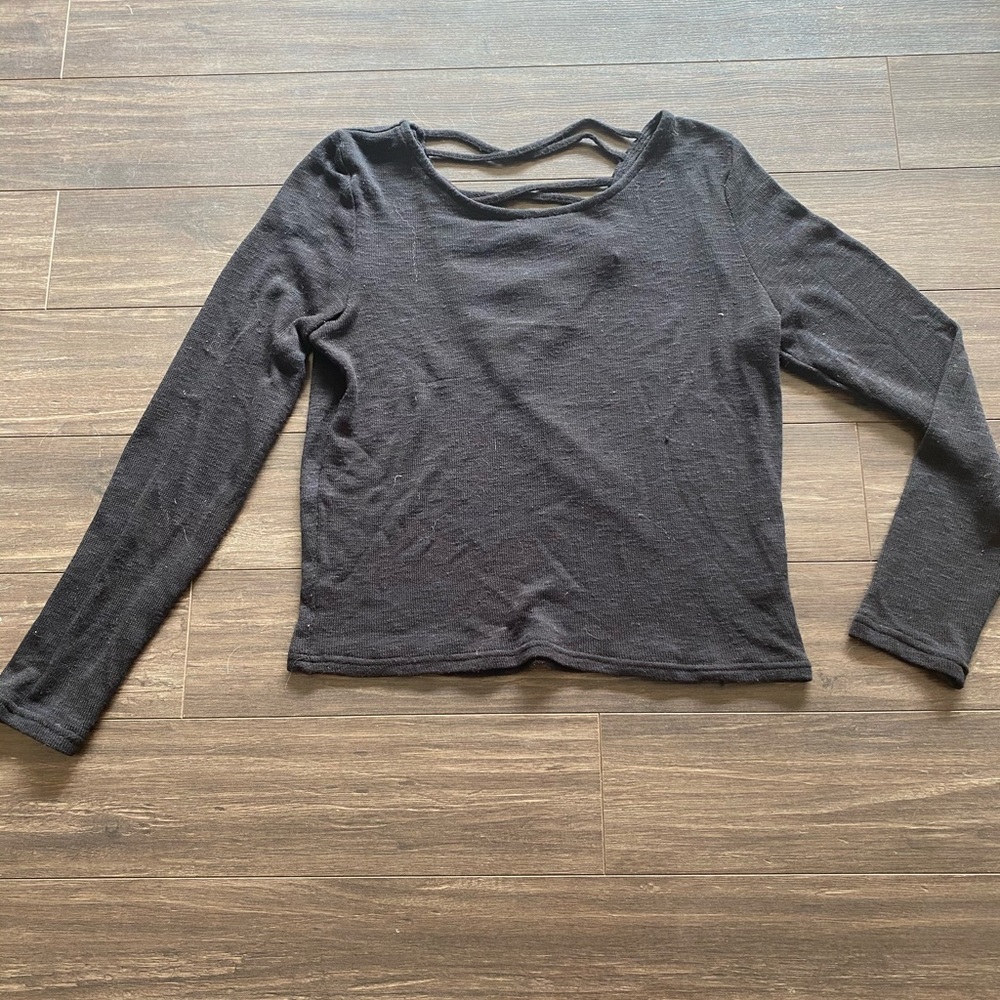 Black sweater